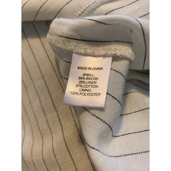 DREW Linen-Blend Boyfriend Jacket M NWT $288 - Picture 6 of 6